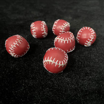 Leather Ball (Red, 2.2cm)