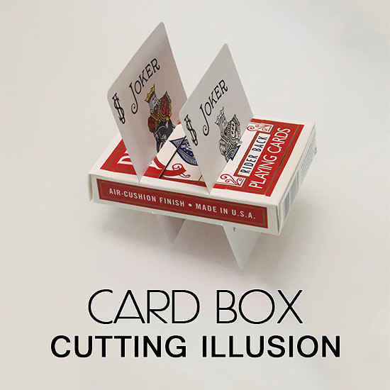 Card Box Cutting Illusion - Magic Trick - China Magic Shop