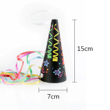 Throw Streamers - Multicolor (Cone/Cylinder)
