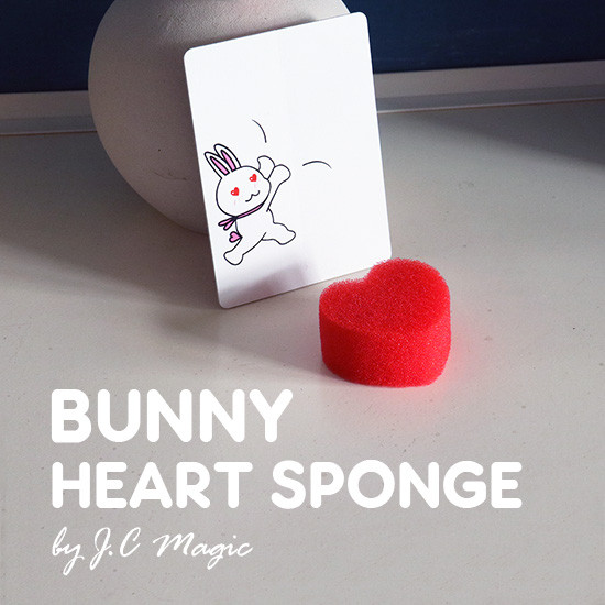 Bunny Heart Sponge by J.C Magic - Magic Trick - China Magic Shop