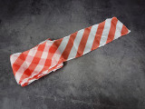 Production Streamer Zebra (Imitated Silk, Red and White)