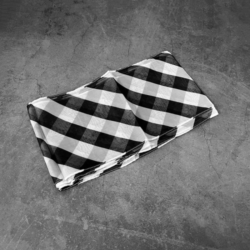 Production Streamer Zebra (Imitated Silk, Black and White)