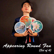 Appearing Round Fan (Set of 4) by Angel