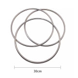 12 Inch Linking Rings 3 Rings Set (Strong Magnetic Lock)