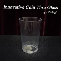 Innovative Coin Thru Glass by J.C Magic