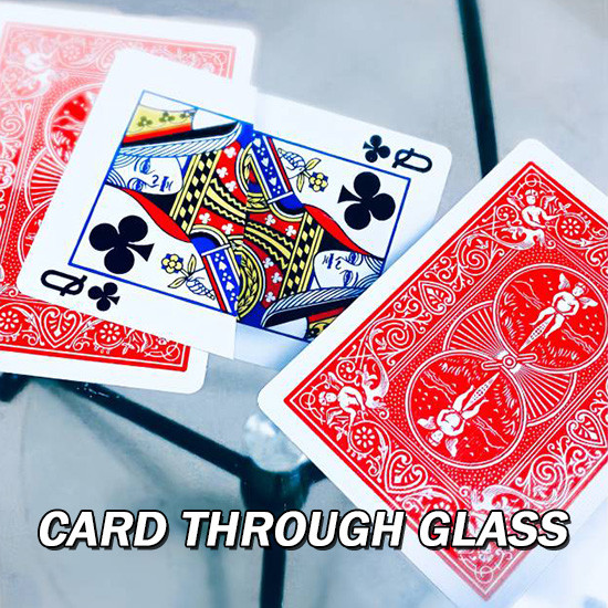 Card Through Glass