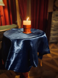 * Round Classical Columnar Floating Table (with Anti - Gravity Tiltable Cylindrical Candelabra)