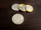 Multipurpose Flipper Coin Set (Walking Liberty Half Dollar) by Oliver Magic