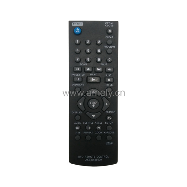 AMD-154C / AKB33659509 Use for LG DVD remote control