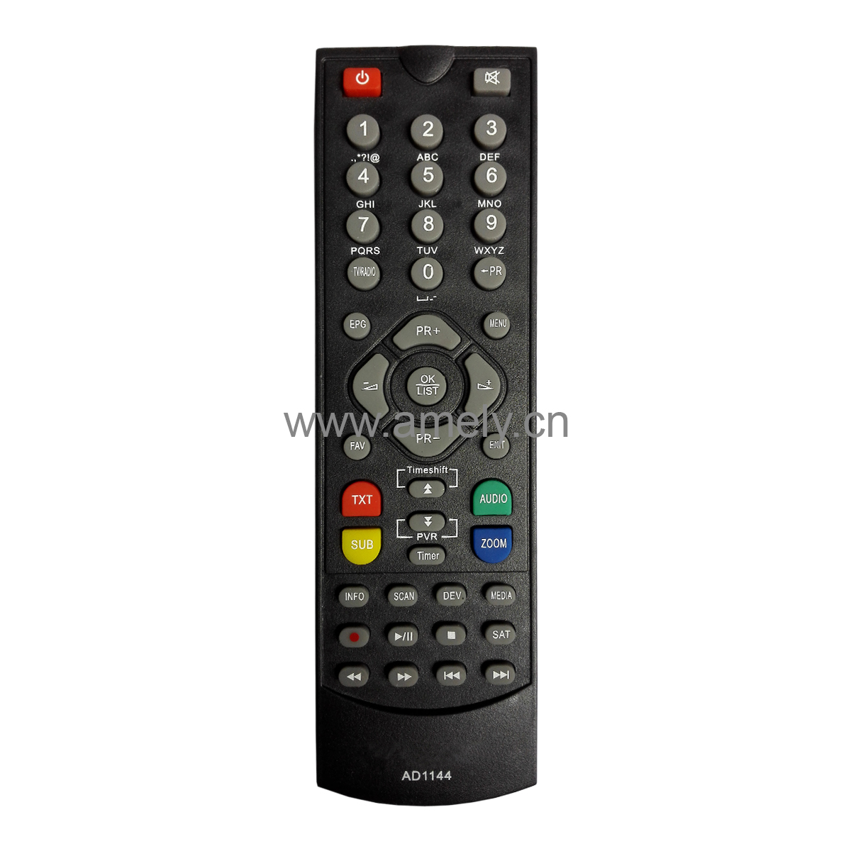 US$ 1.40 - AD1144 Use for others DVB remote control - China Amely ...