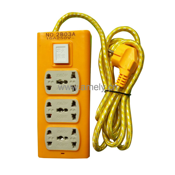 I-MARSTAR AD-ES2B03A 2.5M+004 / 6-way expansion socket with LED