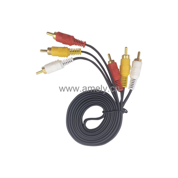 YS / 3BY3 1.5M / Black Audio and Video cable