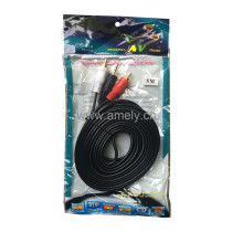 2BY1 5M  / Black Audio and Video cable