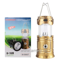 M-5900T / 6+1 LED Portable outdoor LED camping light rechargeable battery light