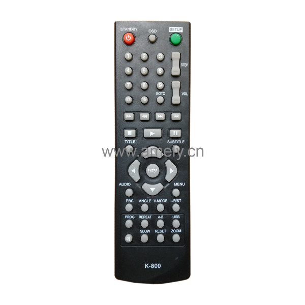 AMD-118D2 / K-800 / Use for South America TV remote control