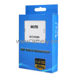 Mini UP Scaler 1080P AV2 to HDTV Converter, HD Video Converter