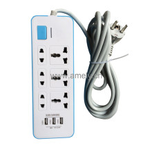 I-MARSTAR AD-LHT04+3USB 3M+004 / 6-way socket,3 USB charger ports