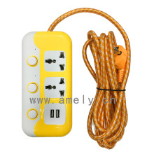I-MARSTAR AD-ES428C2US 3M / 2-way socket,2 USB charger ports