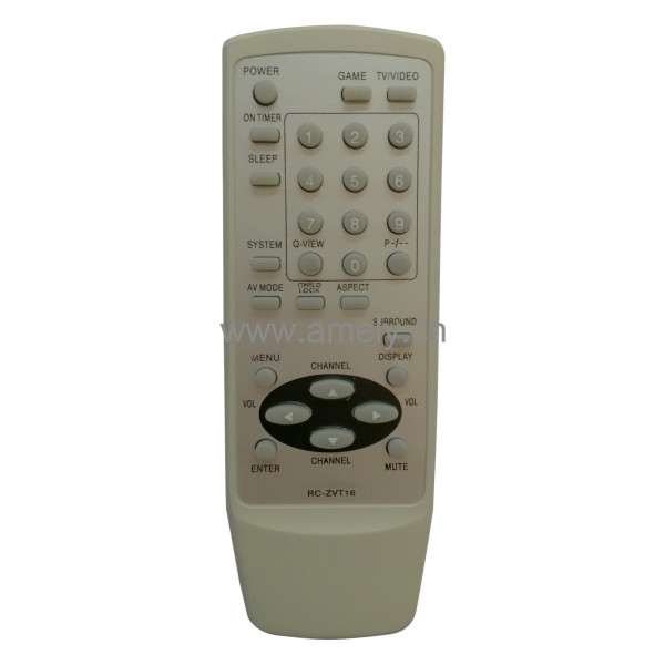 RC-ZVT16 / Use for AIWA TV remote control