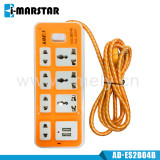 I-MARSTAR AD-ES2B04B+USB 3M / 7-way socket,2 USB charger ports