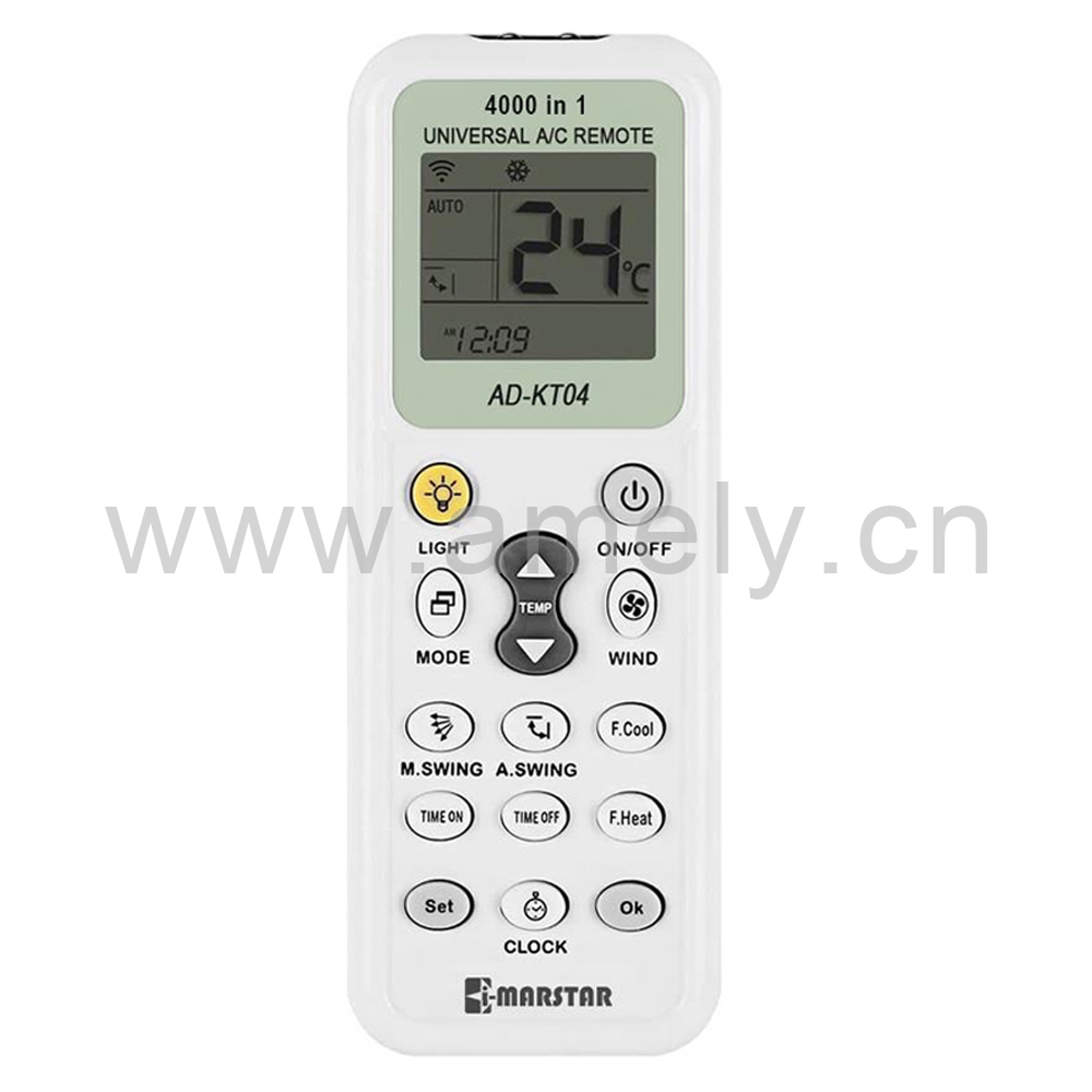 US$ 3.80 - K-1028E / AD-KT04 AMELY universal AC remote control - China  Amely Electronic Co.,Ltd