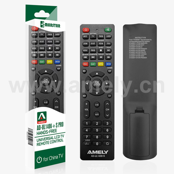 Universal Remote Control  AD-UL1406+S PRO LCD TV remote control