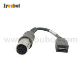 USB Host Cable (25-71915-01R) for Symbol VC5090 (Half Size)