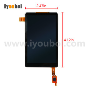 LCD with Touch Digitizer Replacement for Honeywell Dolphin 70E
