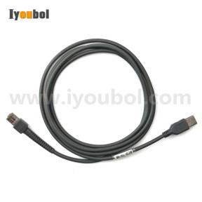 Symbol (Series A Connector) USB Scanner Cable for Symbol DS4208-SR (25-53492-22) (2 Meters)