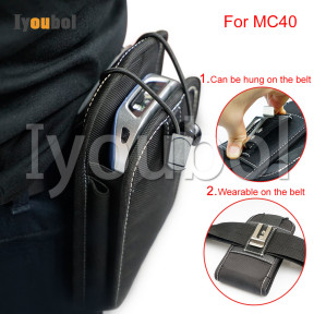 Leather Case ( Vertical ) with Belt Clip for Symbol MC40 MC40CN