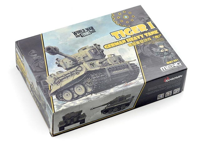 Meng WWT-001 German Heavy Tank Tiger I Q Edition Plastic Assembly Model Kit