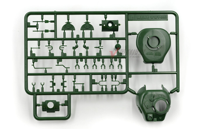 Meng WWT-002 US Medium Tank M4A1 Sherman Q Edition Plastic Assembly Model Kit