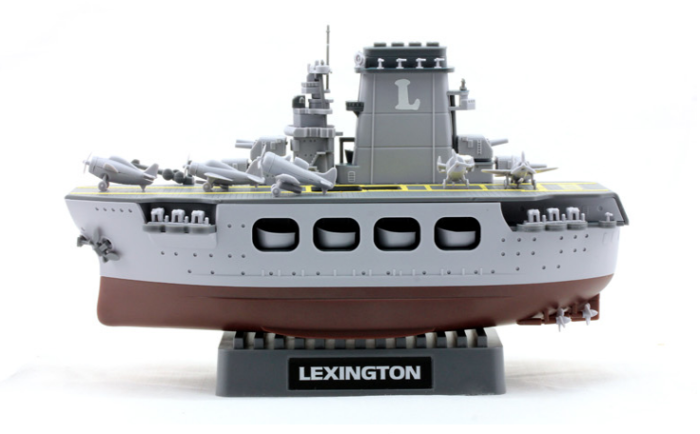 Meng WB-001 Warship Builder Lexington (Q Edition) Plastic Assembly Model Kit