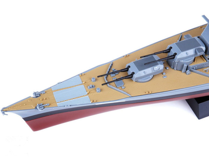 Meng PS-003 1/700 German Navy Battleship KM Bismarck Assembly Model Kit/Wooden Deck CY700016