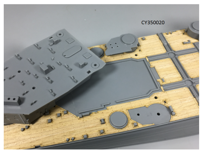 Wooden Deck for Tamiya 78011 1/350 Scale British Battleship Prince of Wales Model CY350020