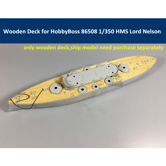 Wooden Deck for HobbyBoss 86508 1/350 Scale HMS Lord Nelson Model CY350026