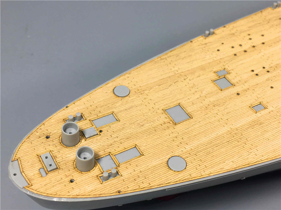 Pontos Model 1/350 USS BB-55 North Carolina Wooden Deck Set for Trumpeter 