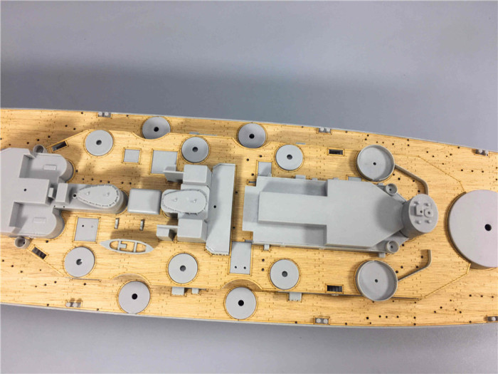 Wooden Deck for Trumpeter 05303 1/350 Scale USS BB-55 North Carolina Battleship Model CY350024