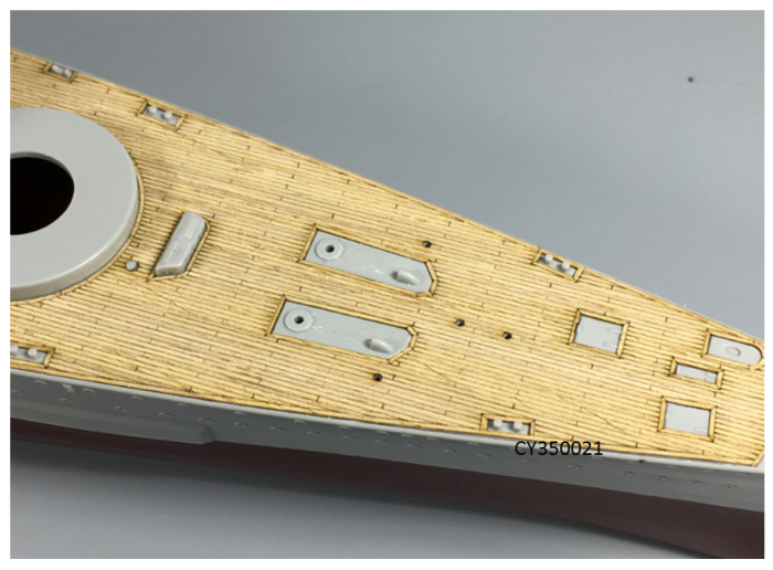 Wooden Deck for Trumpeter 05316 1/350 Scale German Battleship Admiral Graf Spee Model CY350021