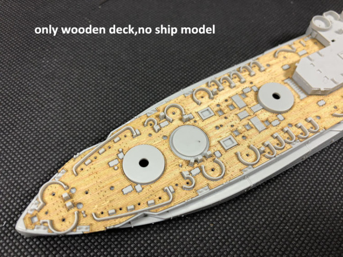 Wooden Deck for Trumpeter 06711 1/700 Scale USS New York BB-34 Model CY700028