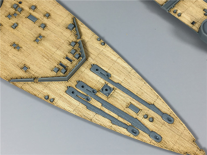 Wooden Deck for Mini Hobby 80606 1/350 Scale British Battleship Prince of Wales Model CY350004