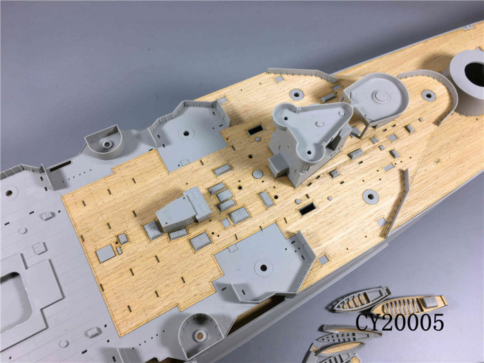 Wooden Deck for Trumpeter 03710 1/200 Scale HMS Hood Model CY20005