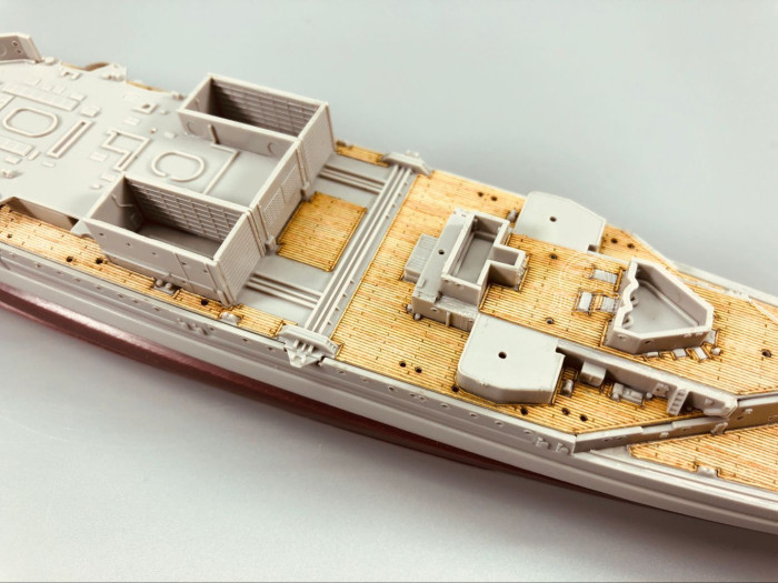Wooden Deck for Trumpeter 05763 1/700 Scale HMS Repulse 1941 Model CY700037