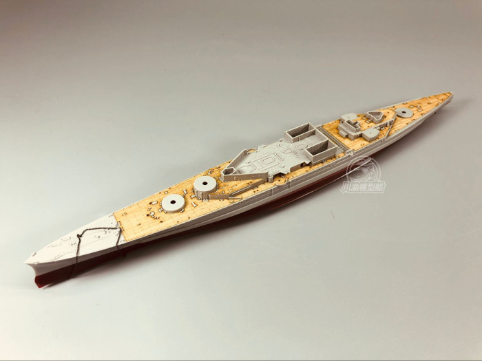 Wooden Deck for Trumpeter 05763 1/700 Scale HMS Repulse 1941 Model CY700037