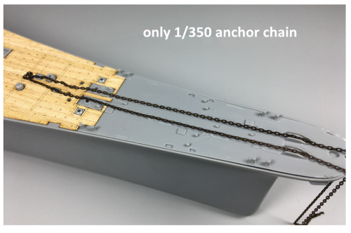 1/350 Scale Model Ship Anchor Chain CY350012 (not include Anchor)