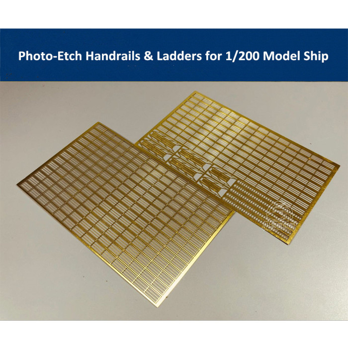 Photo-Etched PE Handrail & Ladder for 1/200 Scale Model Ship CYE010(2pcs/set)