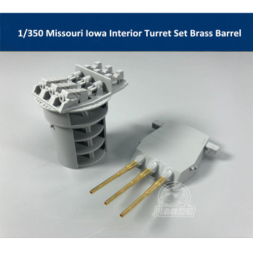 1/350 Scale Missouri Iowa Tamiya 78029 Interior Turret Set Brass Barrel CYG027