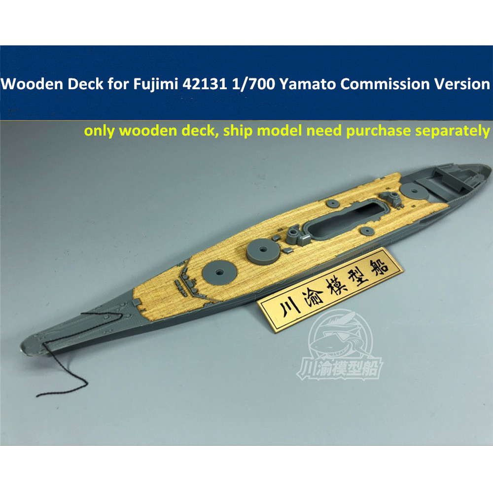 CY700020 Wooden Deck for FUJIMI 460000 1/700 Scale IJN Battleship Yamato Model 