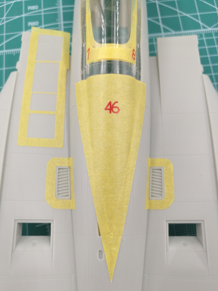GALAXY D48004 1/48 Scale F-14A Tomcat Die-cut Flexible Mask for Tamiya 61114 Model Kit