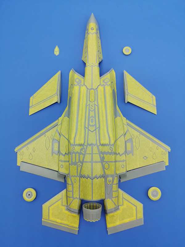 Galaxy D72001 1/72 Scale F-35B Lightning II Die-Cut Flexible Mask for Hasegawa Model